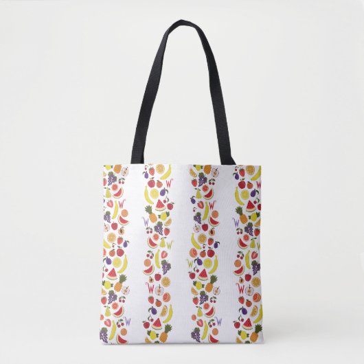 Willy Wonka Lickable Wallpaper Pattern Tote Bag (Voorkant)