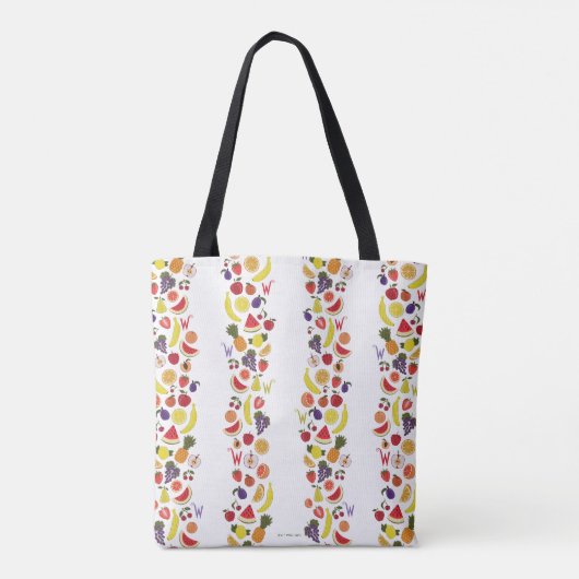 Willy Wonka Lickable Wallpaper Pattern Tote Bag (Achterkant)