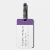 Willy Wonka Logo Psychedelic Graphic Bagagelabel (Achterkant verticaal)