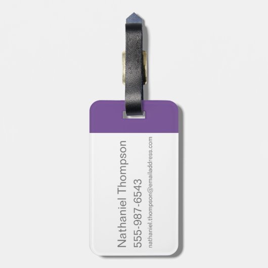 Willy Wonka Logo Psychedelic Graphic Bagagelabel (Achterkant verticaal)