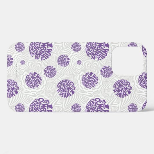 Willy Wonka Logo Psychedelic Graphic Case-Mate iPhone Case (Achterkant (horizontaal))