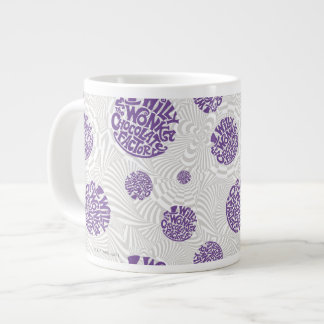 Willy Wonka Logo Psychedelic Graphic Grote Koffiekop