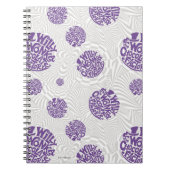 Willy Wonka Logo Psychedelic Graphic Notitieboek (Voorkant)