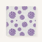 Willy Wonka Logo Psychedelic Graphic Notitieboek (Voorkant)