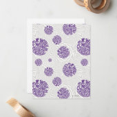 Willy Wonka Logo Psychedelic Graphic Notitiekaartje (Voorkant / Achterkant in situ)