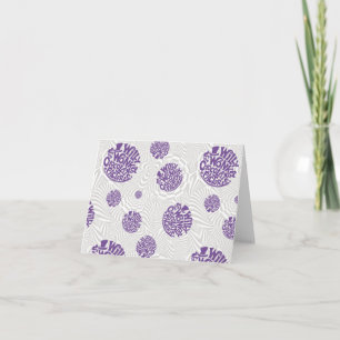 Willy Wonka Logo Psychedelic Graphic Notitiekaartje