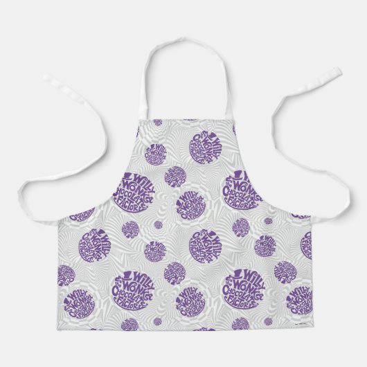 Willy Wonka Logo Psychedelic Graphic Schort (Voorkant)