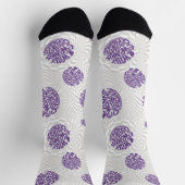 Willy Wonka Logo Psychedelic Graphic Socks Sokken (Top)