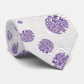 Willy Wonka Logo Psychedelic Graphic Stropdas (Opgerold)