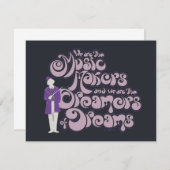 Willy Wonka - Muziek makers, Dromers van Dromen Notitiekaartje (Voorkant / Achterkant)