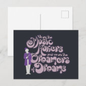 Willy Wonka - Muziekmakers, droomdromers Briefkaart (Voorkant / Achterkant)