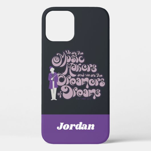 Willy Wonka - Muziekmakers, droomdromers Case-Mate iPhone Case (Achterkant)