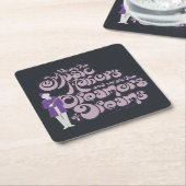 Willy Wonka - Muziekmakers, droomdromers Kartonnen Onderzetters (Schuin)