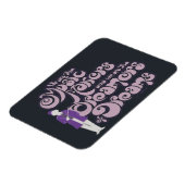 Willy Wonka - Muziekmakers, droomdromers Magneet (Linkerzijde)