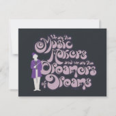 Willy Wonka - Muziekmakers, droomdromers Notitiekaartje (Voorkant)