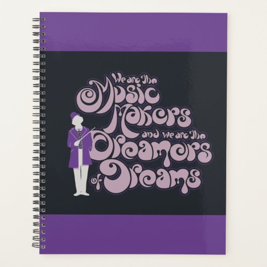 Willy Wonka - Muziekmakers, droomdromers Planner (Voorkant)