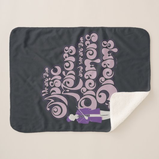 Willy Wonka - Muziekmakers, droomdromers Sherpa Deken (Voorkant (horizontaal))