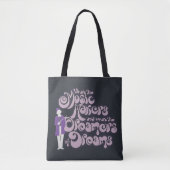 Willy Wonka - Muziekmakers, droomdromers Tote Bag (Voorkant)