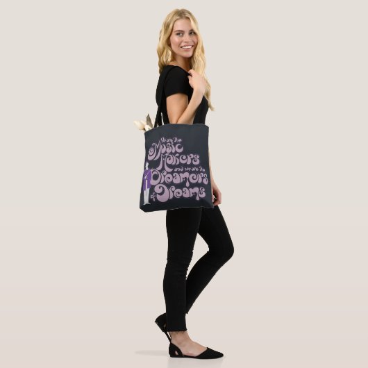 Willy Wonka - Muziekmakers, droomdromers Tote Bag (Op model)