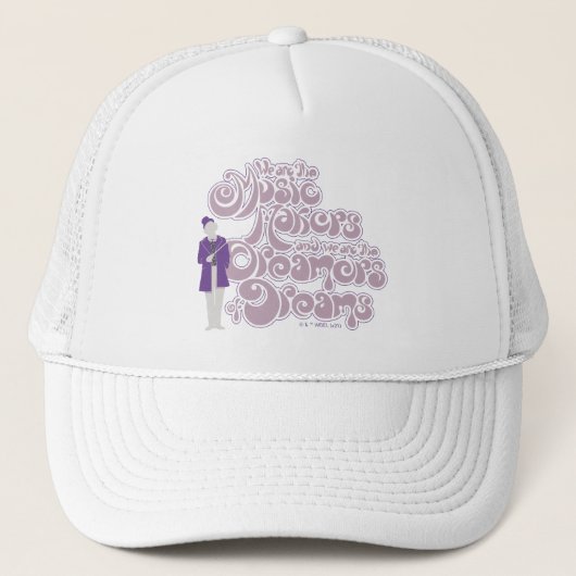 Willy Wonka - Muziekmakers, droomdromers Trucker Pet (Voorkant)