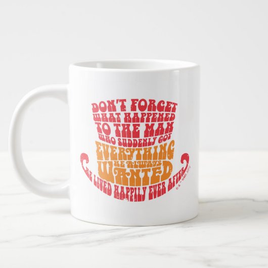 Willy Wonka Pet Typografie Grote Koffiekop (Links)