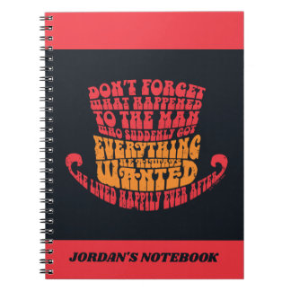 Willy Wonka Pet Typografie Notitieboek