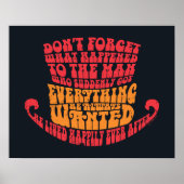 Willy Wonka Pet Typografie Poster (Voorkant)