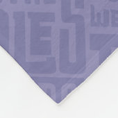 Willy Wonka Quote Silhouette Fleece Deken (Hoek)