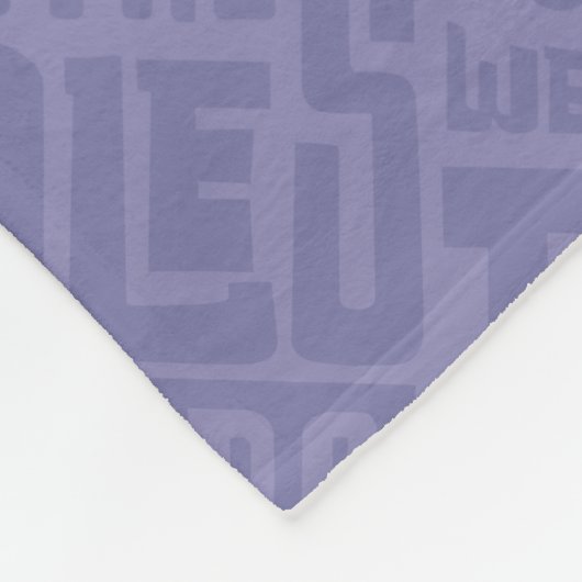 Willy Wonka Quote Silhouette Fleece Deken (Hoek)