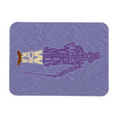 Willy Wonka Quote Silhouette Magneet (Horizontaal)