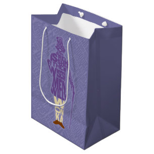 Willy Wonka Quote Silhouette Medium Cadeauzakje