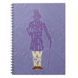 Willy Wonka Quote Silhouette Notitieboek