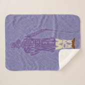 Willy Wonka Quote Silhouette Sherpa Deken (Voorkant (horizontaal))