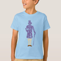 Willy Wonka Quote Silhouette