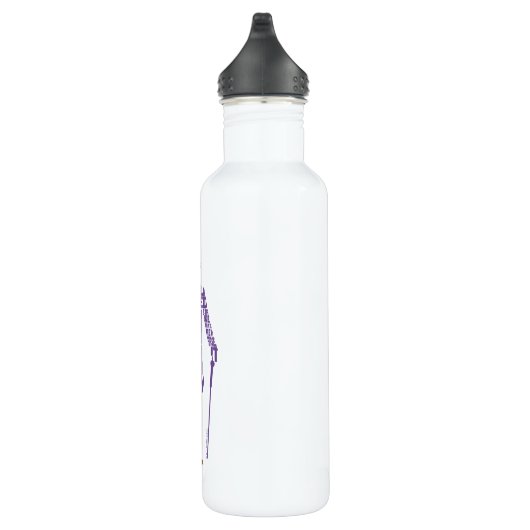 Willy Wonka Quote Silhouette Waterfles (Rechts)