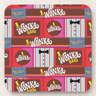 Willy Wonka Snoep Pattern Bier Onderzetter
