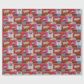 Willy Wonka Snoep Pattern Cadeaupapier (Vlak)