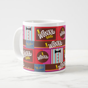 Willy Wonka Snoep Pattern Grote Koffiekop