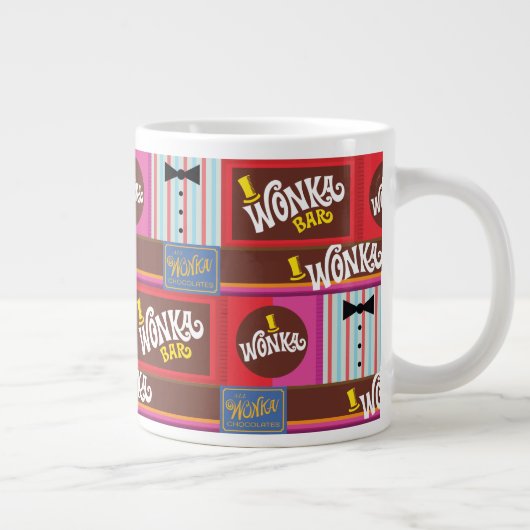 Willy Wonka Snoep Pattern Grote Koffiekop (Rechts)