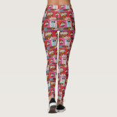 Willy Wonka Snoep Pattern Leggings (Achterkant)