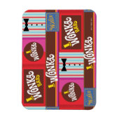 Willy Wonka Snoep Pattern Magneet (Verticaal)
