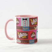 Willy Wonka Snoep Pattern Mok (Links)
