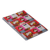 Willy Wonka Snoep Pattern Notitieboek (Rechterzijde)