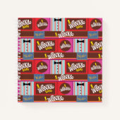Willy Wonka Snoep Pattern Notitieboek (Voorkant)