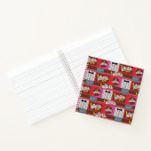 Willy Wonka Snoep Pattern Notitieboek (Binnen)