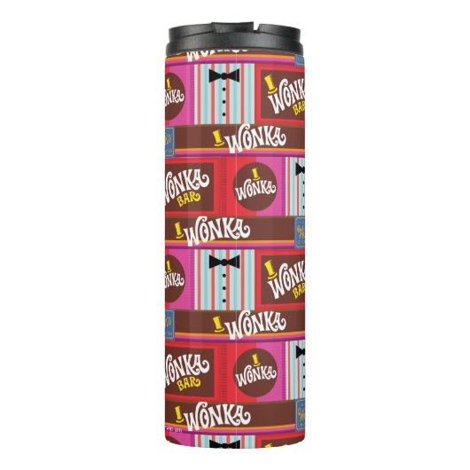 Willy Wonka Snoep Pattern Thermosbeker (Achterkant)