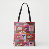 Willy Wonka Snoep Pattern Tote Bag (Voorkant)