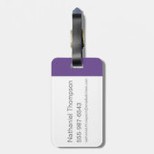 Willy Wonka Stenced Face Graphic Bagagelabel (Achterkant verticaal)