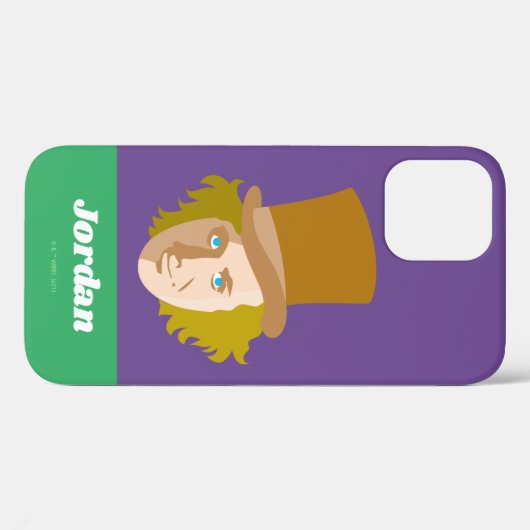 Willy Wonka Stenciled Face Graphic Case-Mate iPhone Case (Achterkant (horizontaal))