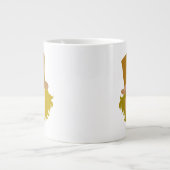 Willy Wonka Stenciled Face Graphic Grote Koffiekop (Voorkant)